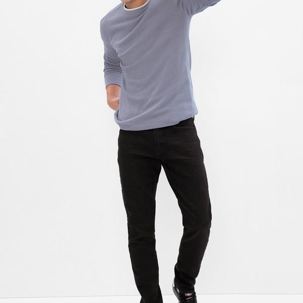 GAP - Jeans Slim Taper Hombre Negro