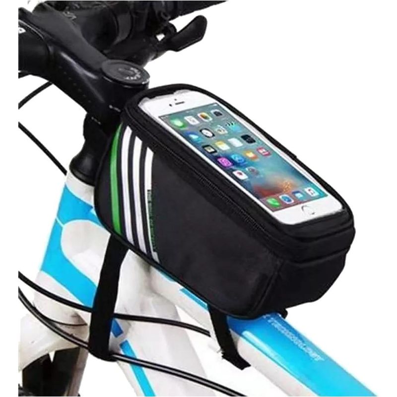 GENERICO - Alforja Delantera Portacelular para Bicicleta - Impermeable.
