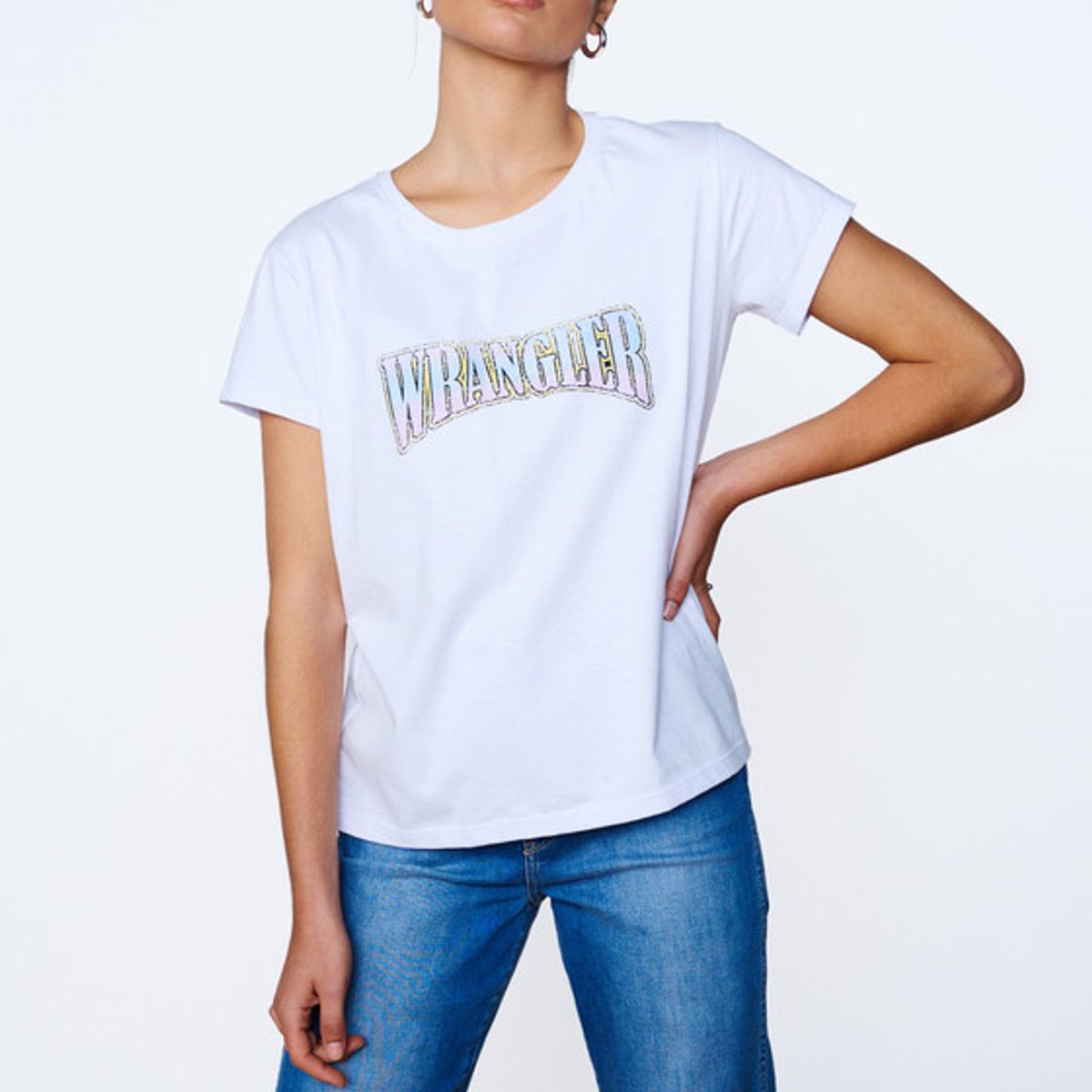 WRANGLER - Poleras Mujer  Polera Graphic Logo White