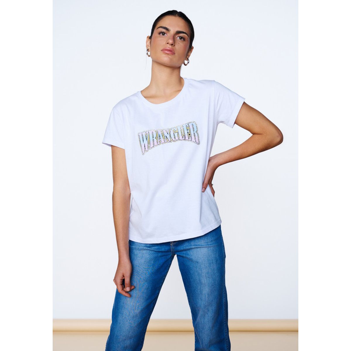 WRANGLER - Poleras Mujer  Polera Graphic Logo White