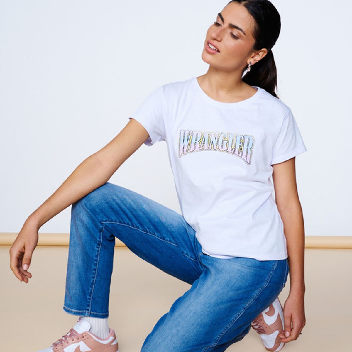 WRANGLER - Poleras Mujer  Polera Graphic Logo White