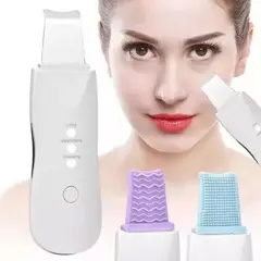 GENERICO - Paleta Ultrasónica Limpiador Facial Recargable Avanzada
