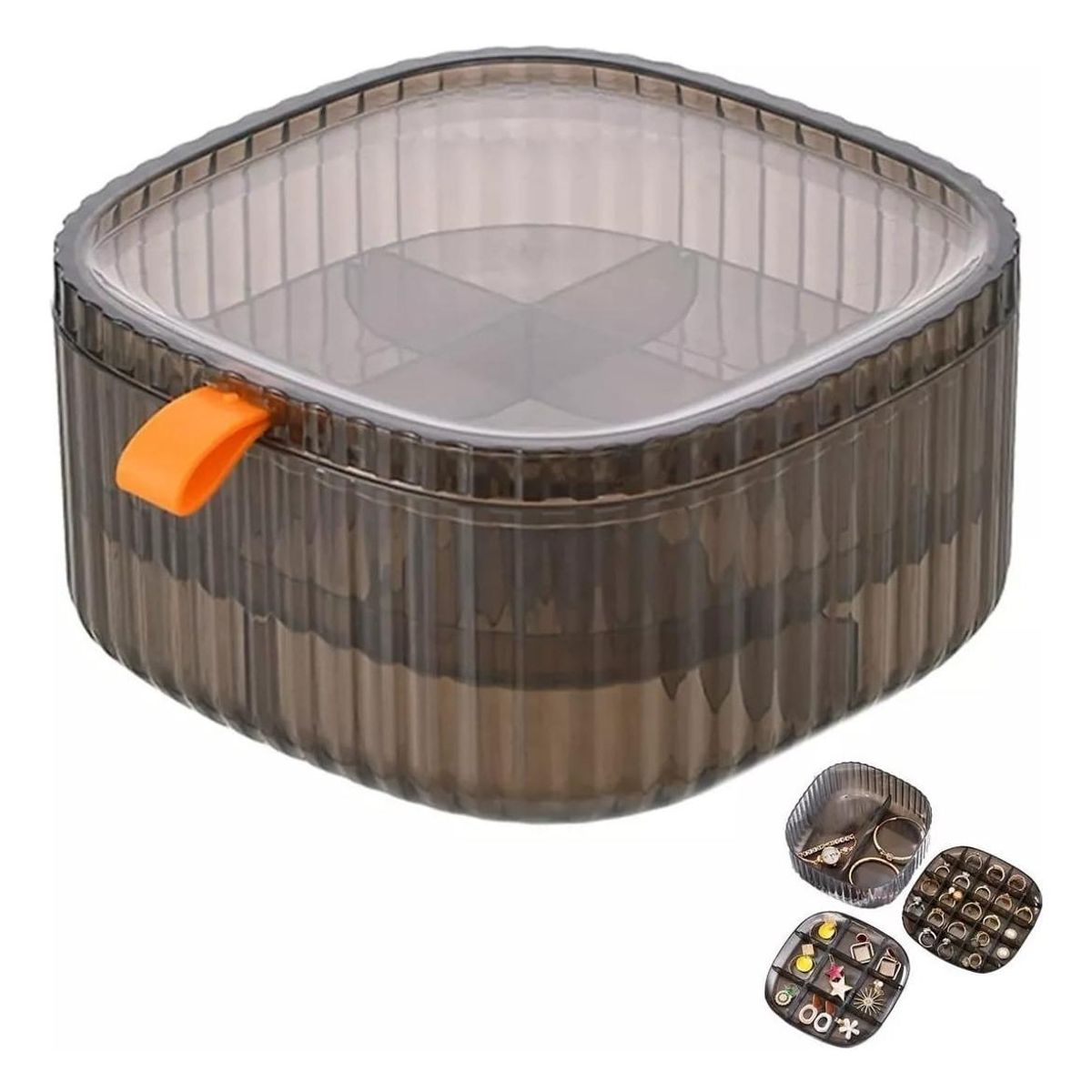 GENERICO - Estuche Organizador de Joyas Portátil de Acrílico