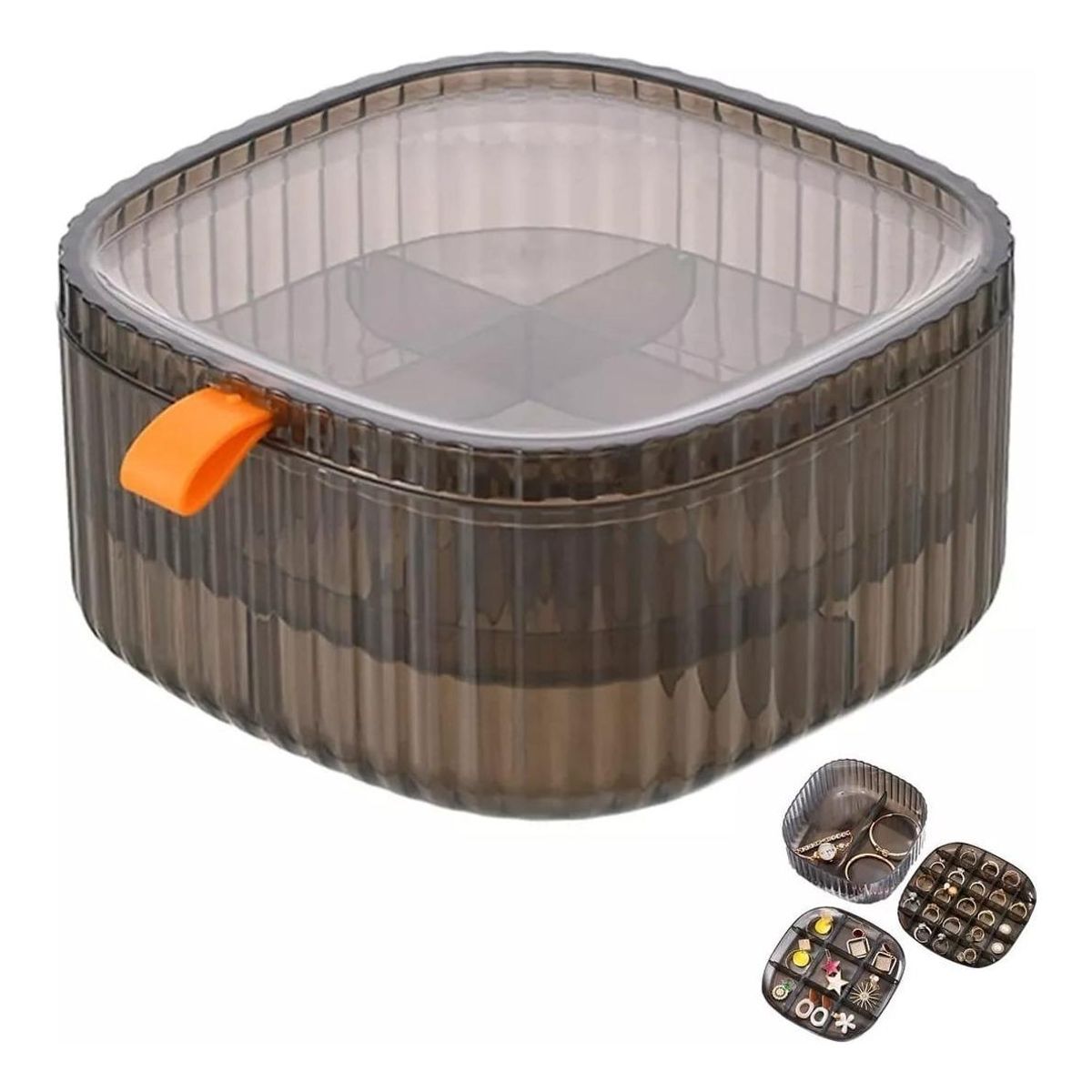 GENERICO - Estuche Organizador de Joyas Portátil de Acrílico