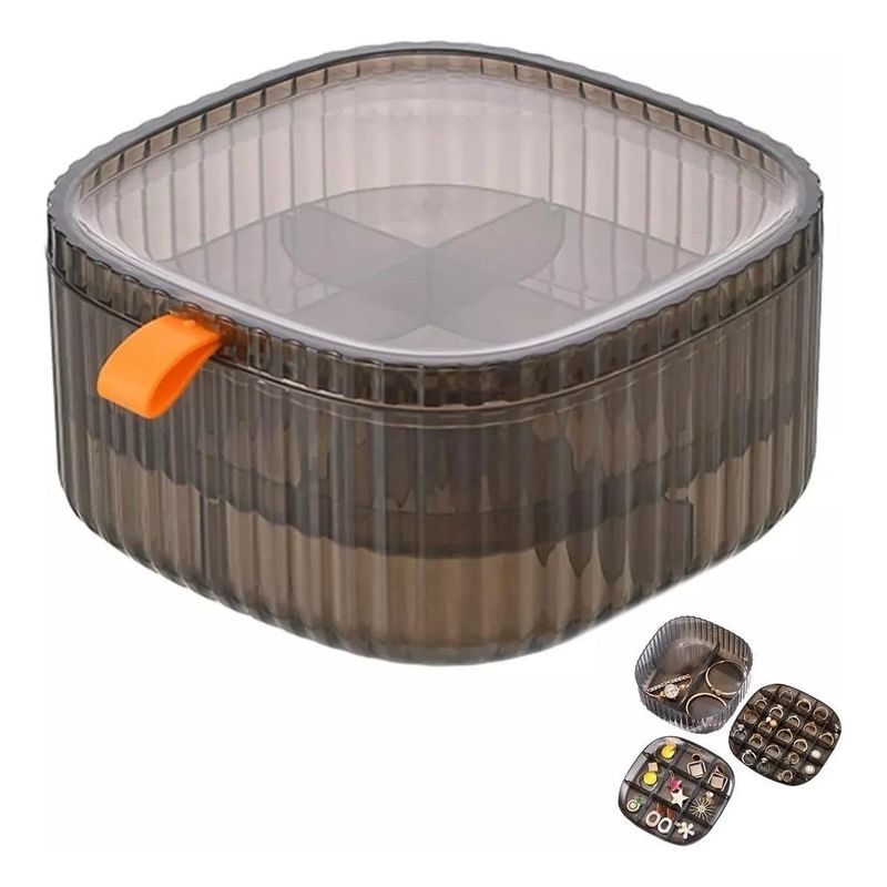 GENERICO - Estuche Organizador de Joyas Portátil de Acrílico