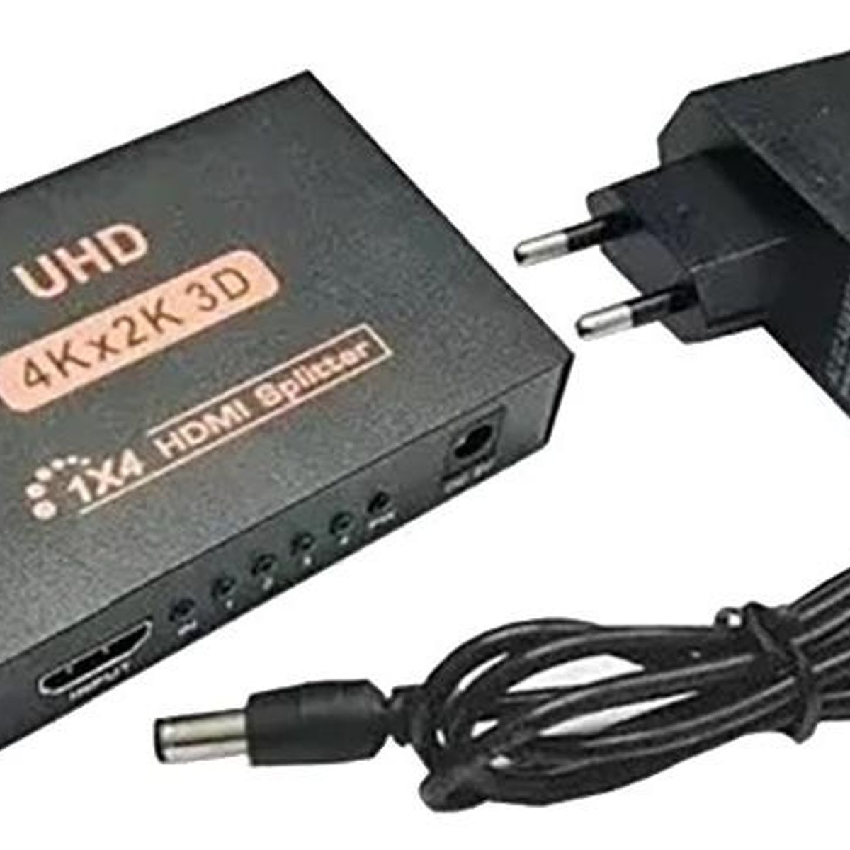 GENERICO - Divisor HDMI 1x4 Activo con Amplificador de Señal Full HD