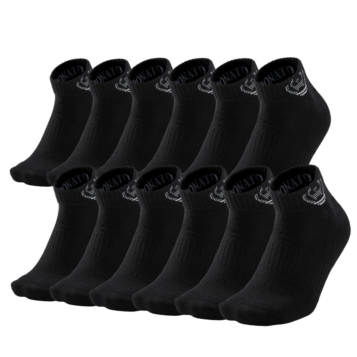 GIOVACCHINO - Pack de 12 Calcetines Cortos Deportivos Unisex