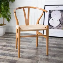 GENERICO - Silla Wish de Madera y Ratan - Natural
