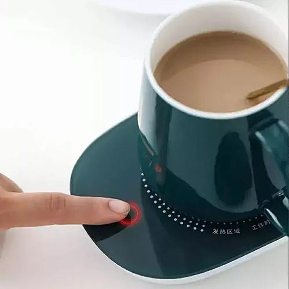 GENERICO - Taza con Calentador Eléctrico de 55°C para Café y Té