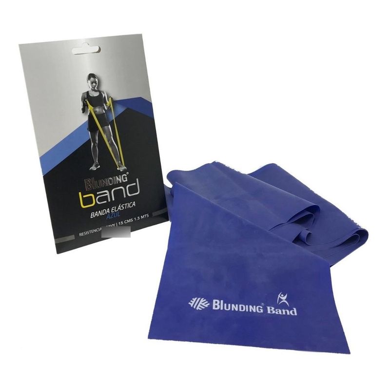 GENERICO - Banda Elástica para Ejercicio Heavy - 15m Color Azul