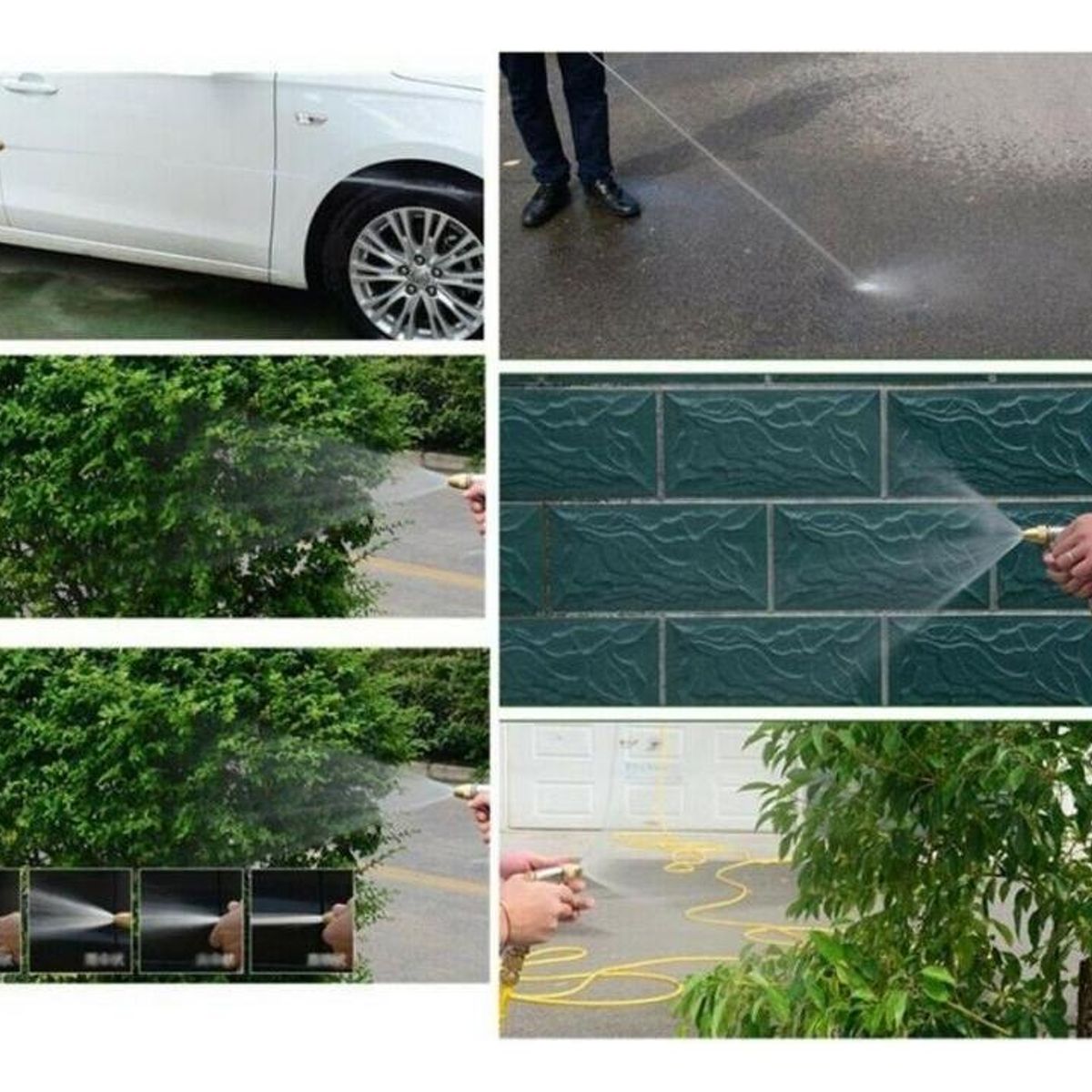 GENERICO - Manguera Flexible 12 Pulgada 10 Metros con Accesorios