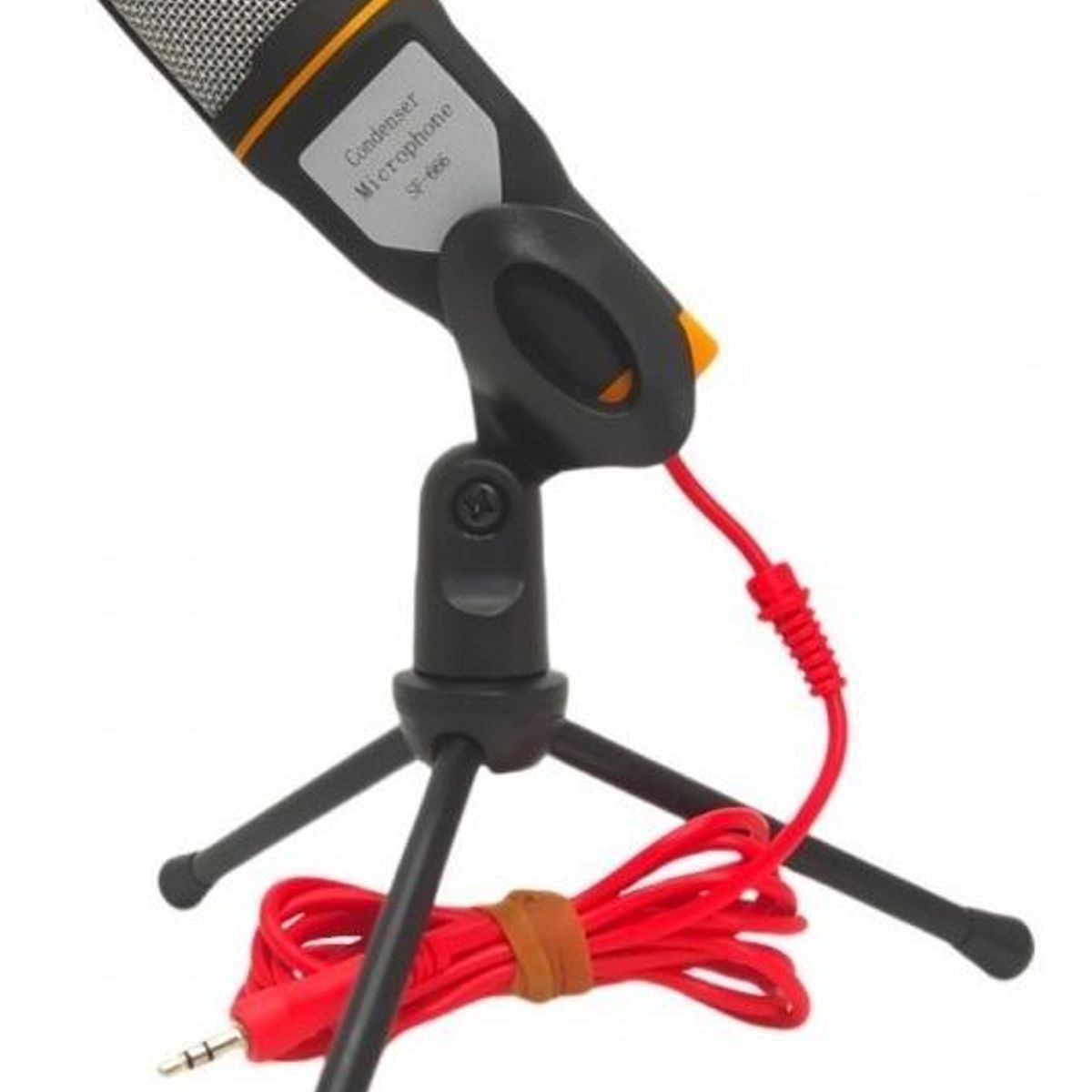 GENERICO - Micrófono Condensador Omnidireccional SF 666 Negro