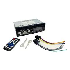 GENERICO - Radio de Auto 1 Din Bluetooth con USB y Auxiliar 60W