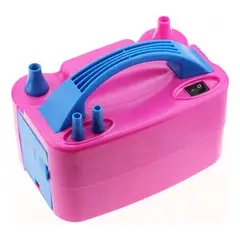 GENERICO - Inflador Eléctrico de Globos Doble Inyector 600W.