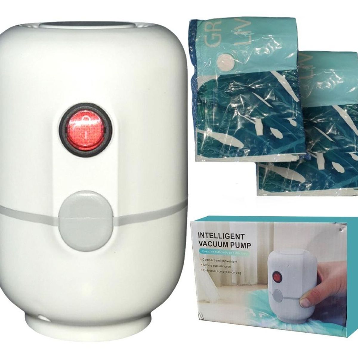 GENERICO - Bomba de Vacío Eléctrica para Compresión de Ropa