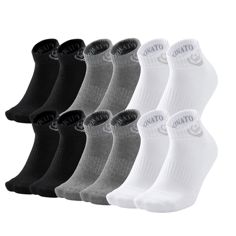 GIOVACCHINO - Pack de 12 Calcetines Cortos Deportivos Unisex