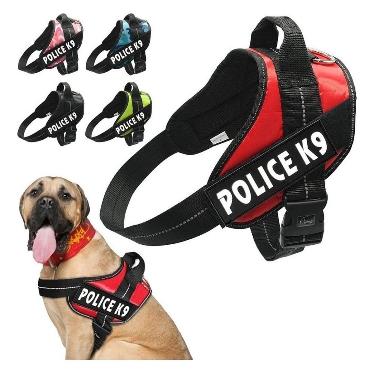 GENERICO - Arnés Pechera Reforzado Ergonomico XL para Perros Grandes.