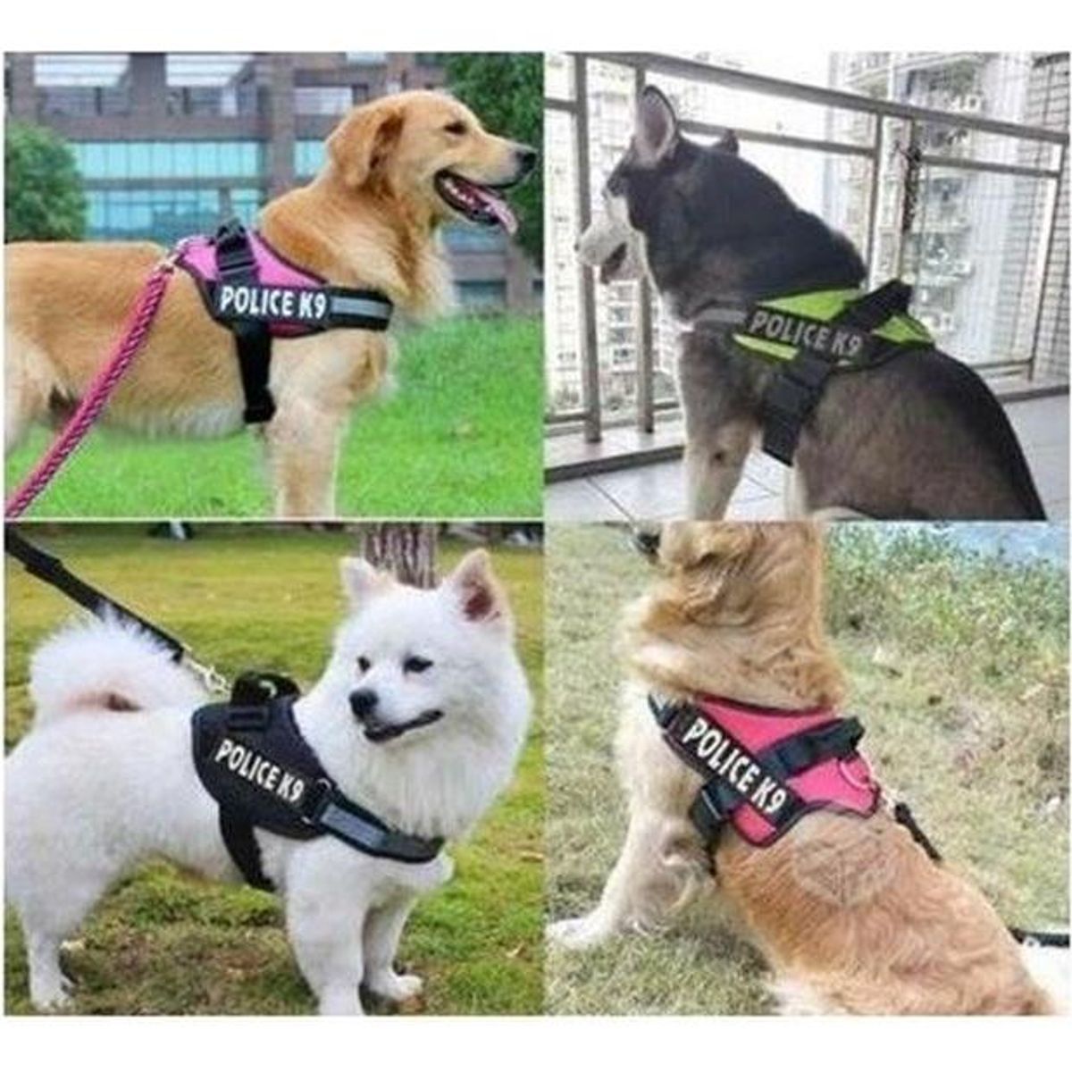 GENERICO - Arnés Pechera Reforzado Ergonomico XL para Perros Grandes.