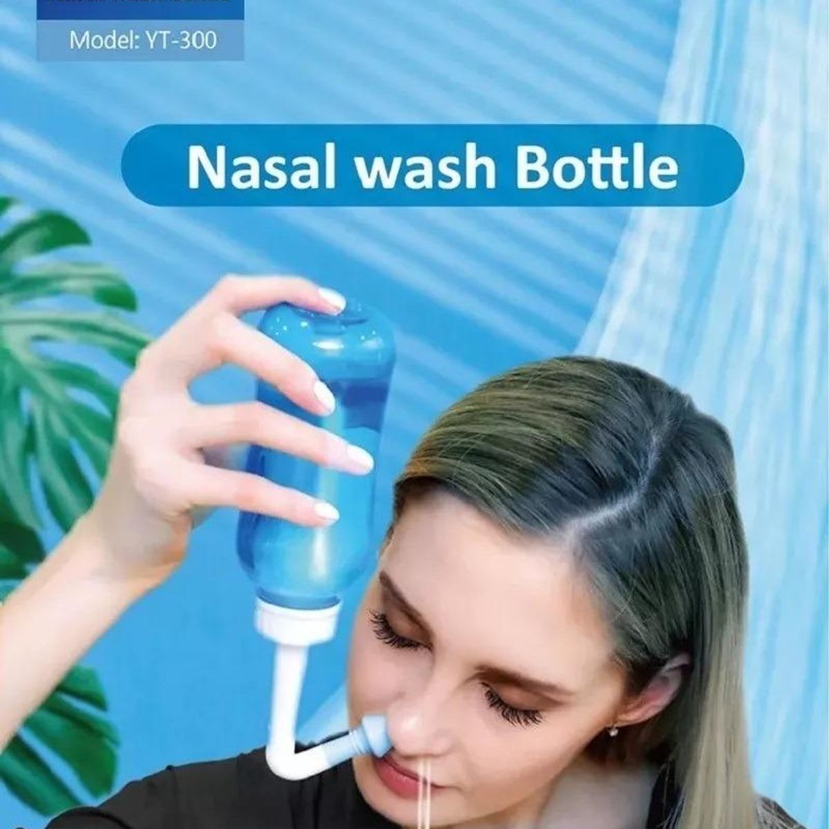 GENERICO - Irrigador Nasal 300ml para Rinitis y Sinusitis