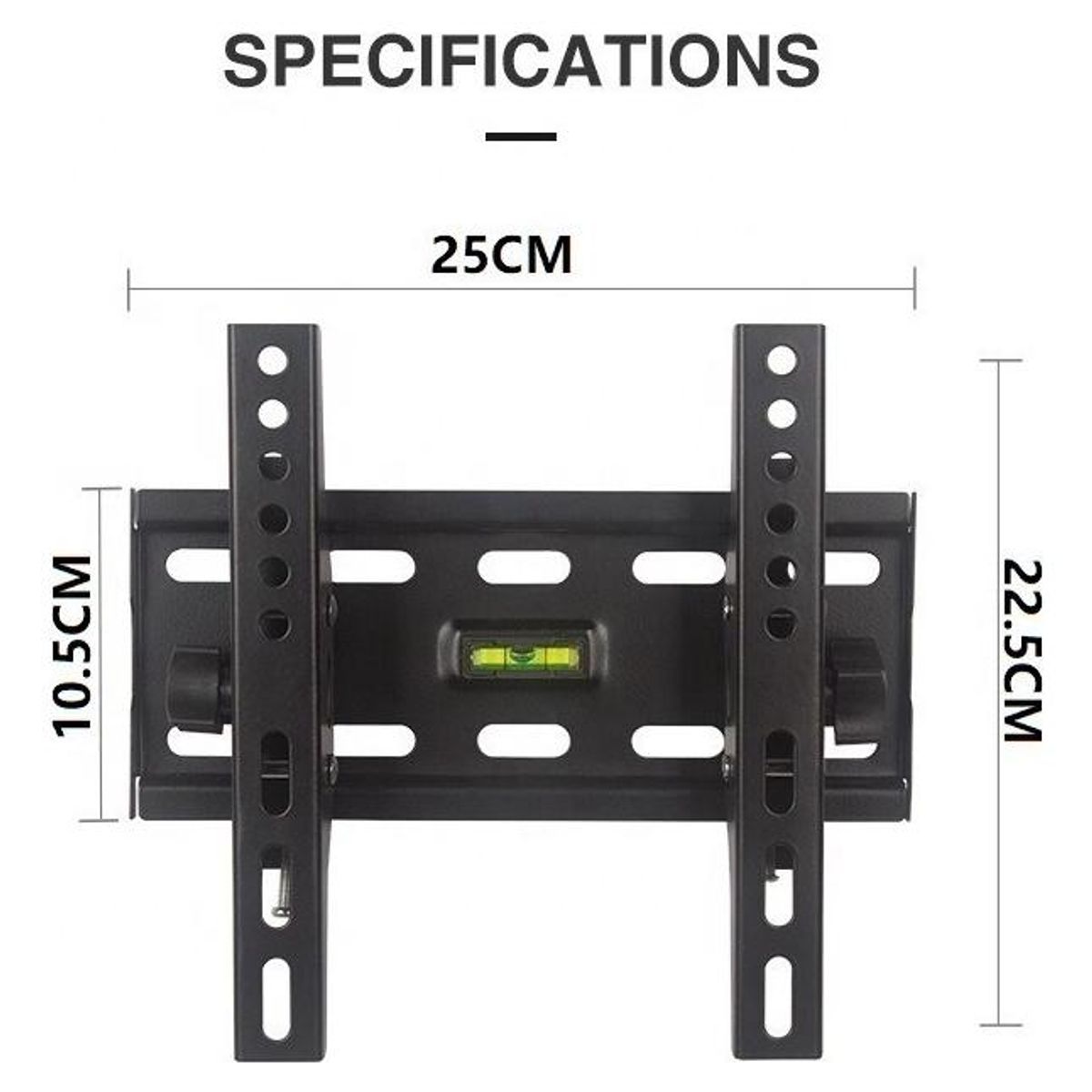 GENERICO - Soporte de Pared para TV de 15 a 43 Pulgadas Inclinable 15°.