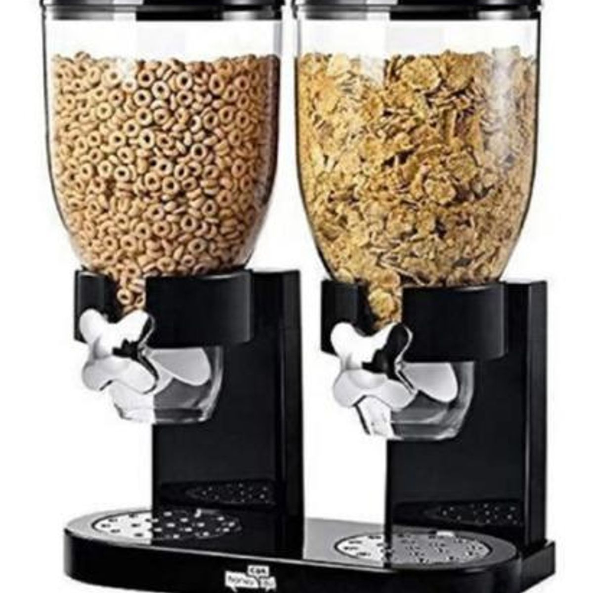 GENERICO - Dispensador Hermético de Cereales Doble y Transparente