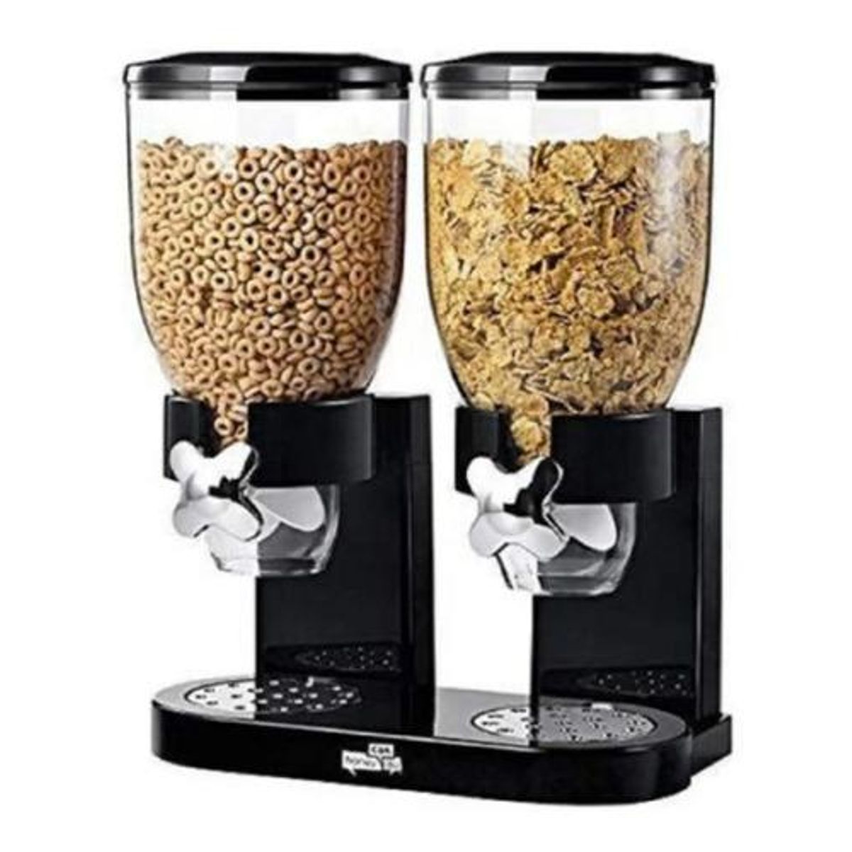 GENERICO - Dispensador Hermético de Cereales Doble y Transparente