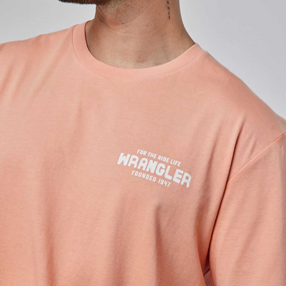 WRANGLER - Polera Hombre Graphic Tee Branded Melon