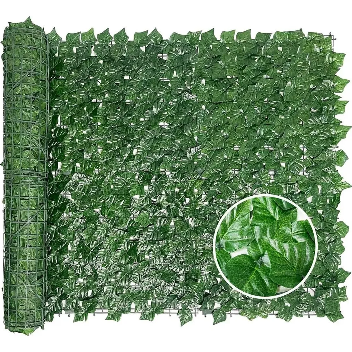 GENERICO - Malla Artificial de Hojas Tupidas para Decoración de Jardines