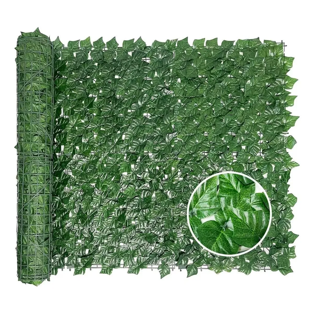 GENERICO - Malla Artificial de Hojas Tupidas para Decoración de Jardines