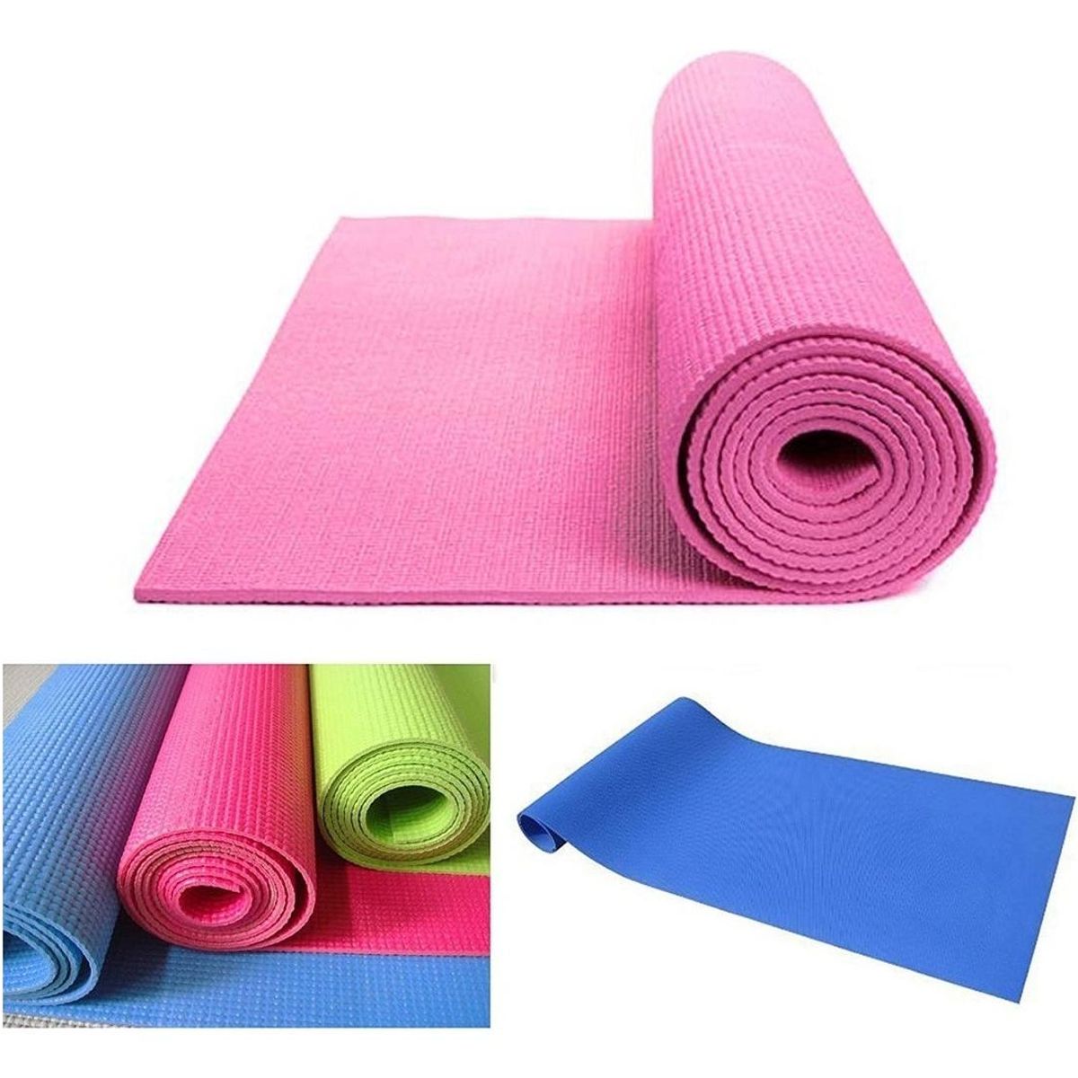 GENERICO - Colchoneta de Yoga y Pilates 4mm Ideal para Ejercicio
