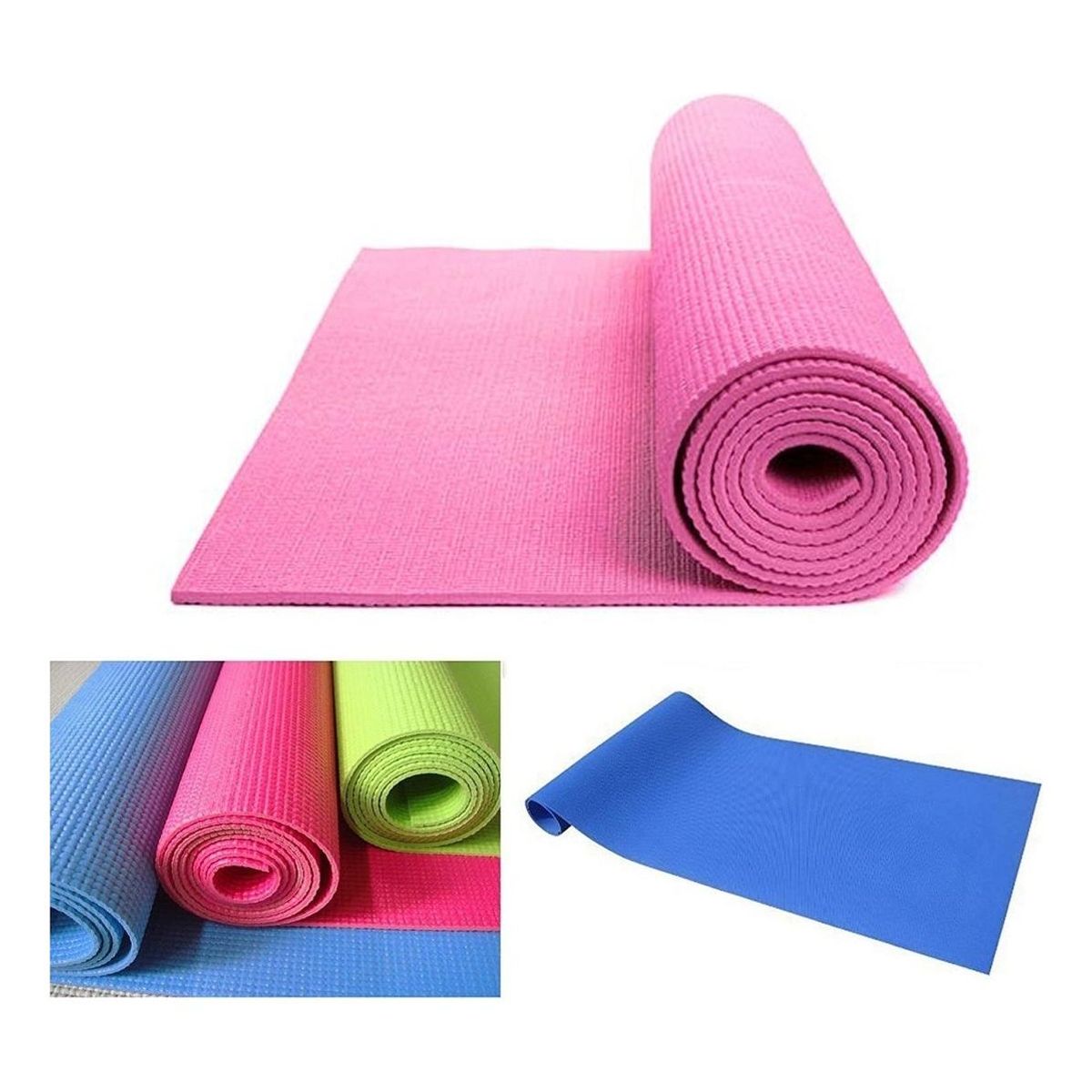 GENERICO - Colchoneta de Yoga y Pilates 4mm Ideal para Ejercicio