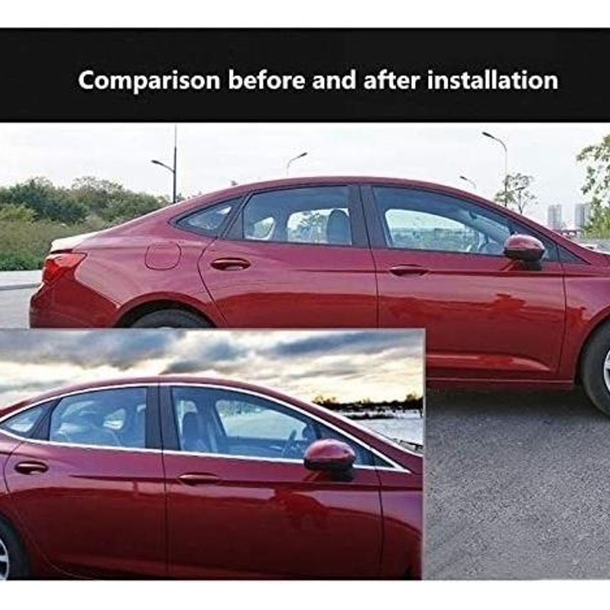 GENERICO - Cinta Adhesiva Cromada para Auto 6mm x 15mts - PVC Flexible