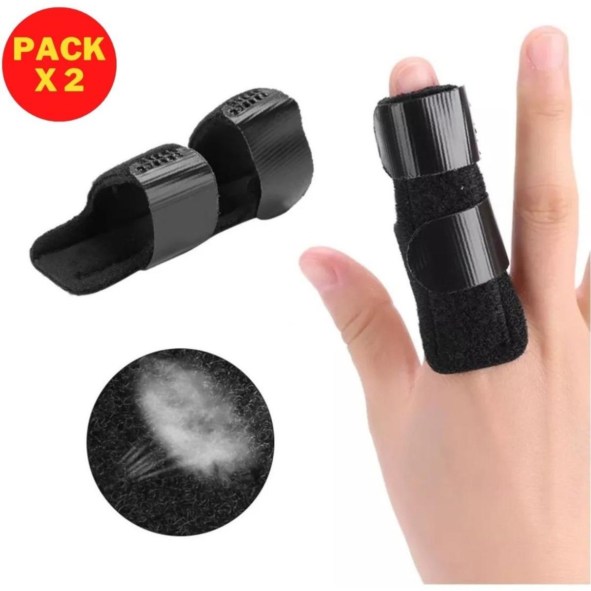 GENERICO - Pack X2 Férula Inmovilizadora para Dedo Gatillo
