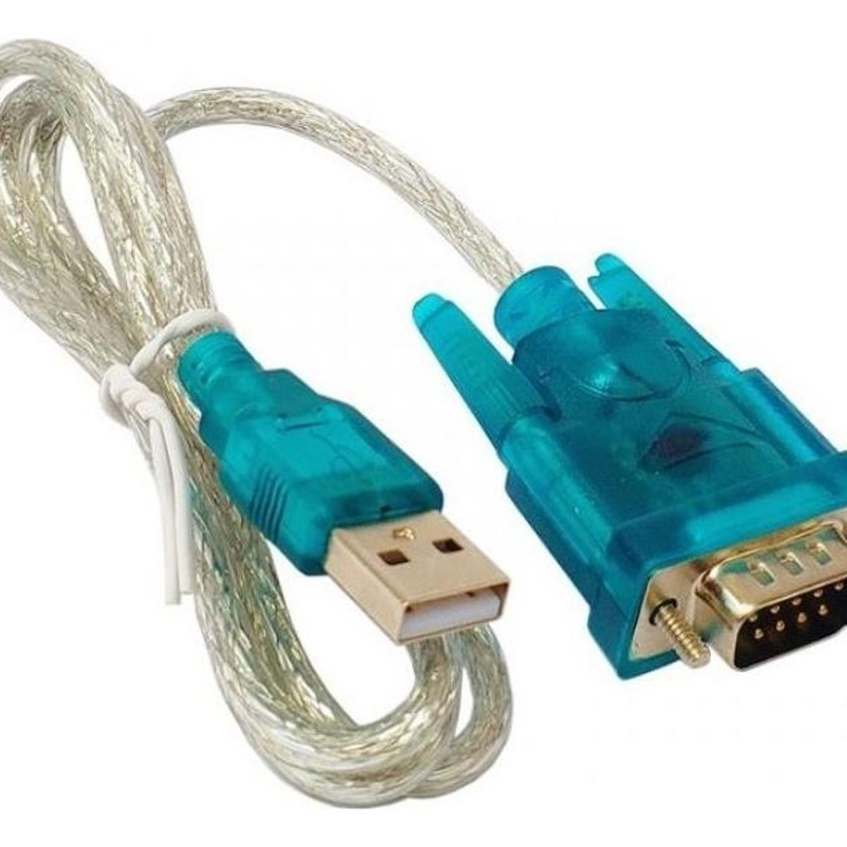GENERICO - Adaptador USB a Serial RS232 DB9 de 1m para Periféricos