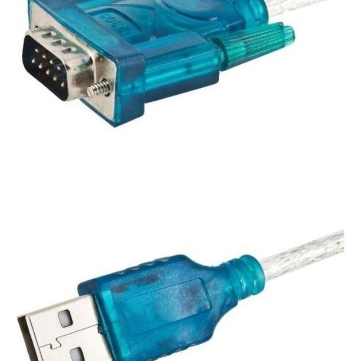 GENERICO - Adaptador USB a Serial RS232 DB9 de 1m para Periféricos