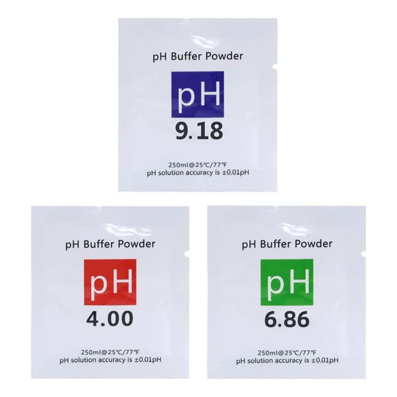 GENERICO - Pack de 3 Soluciones Calibradoras pH 250ml