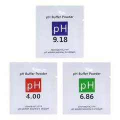 GENERICO - Pack de 3 Soluciones Calibradoras pH 250ml