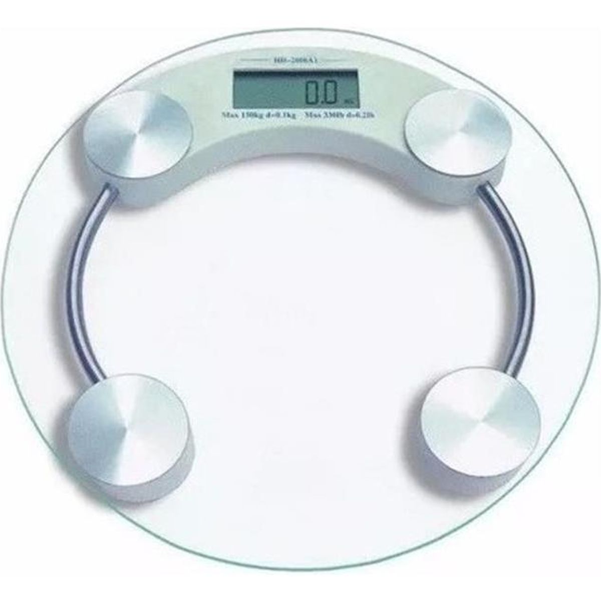 GENERICO - Balanza Digital de Baño Vidrio Templado 150 Kg