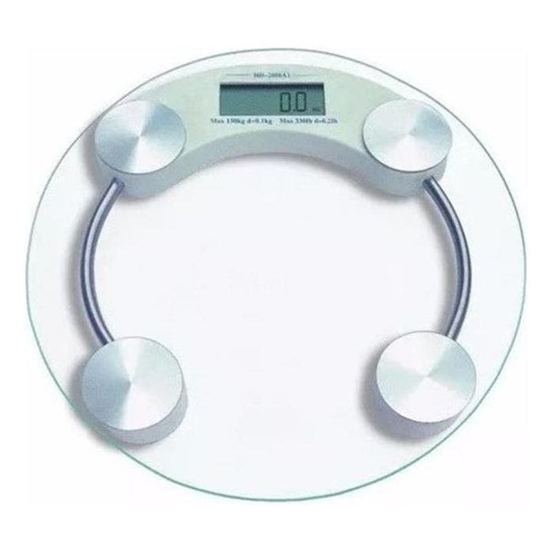 GENERICO - Balanza Digital de Baño Vidrio Templado 150 Kg