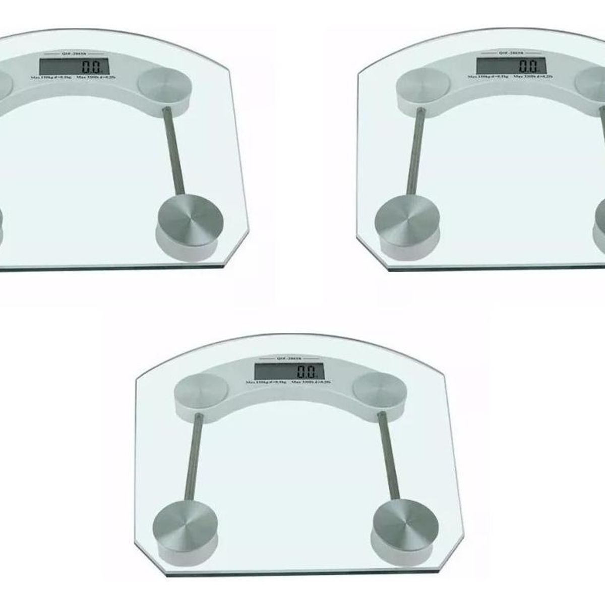 GENERICO - Balanza Digital de Baño Vidrio Templado 150 Kg