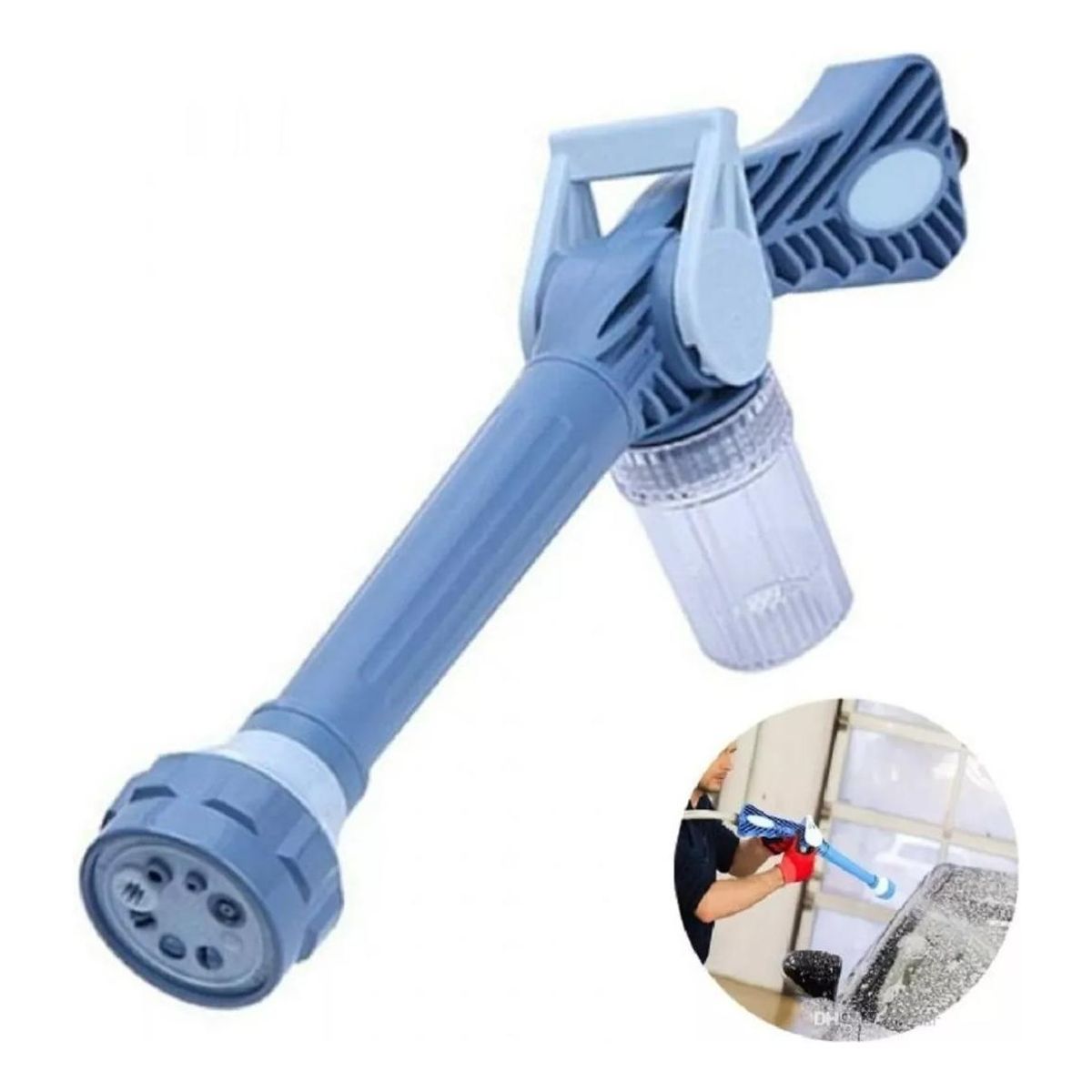 GENERICO - Pulverizador de Alta Presión para Manguera con 8 Configuraciones