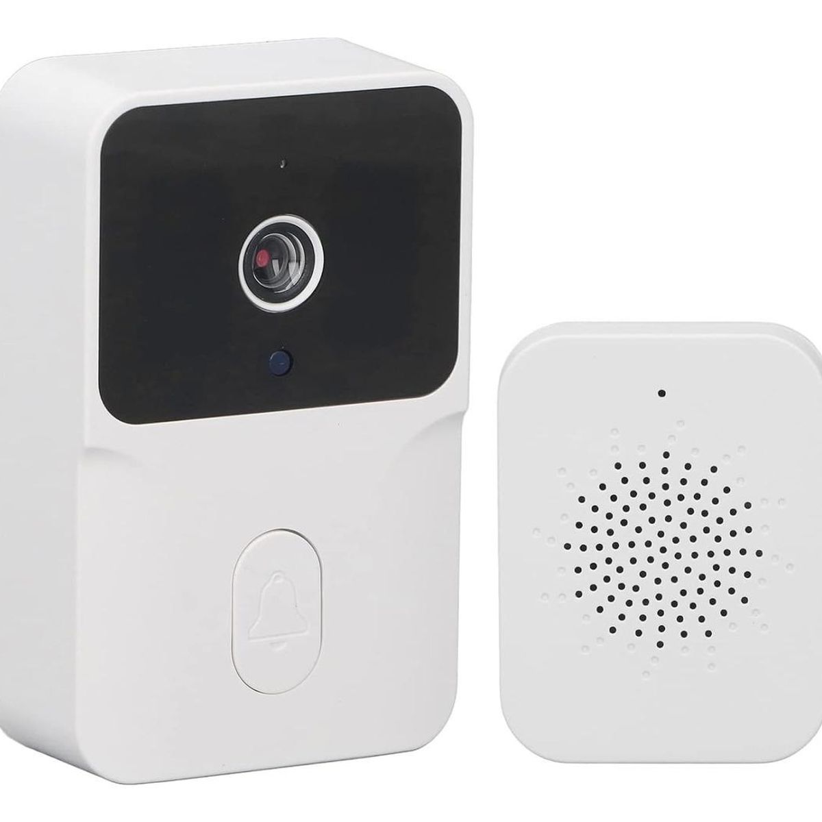 GENERICO - Timbre Cámara WiFi Inalámbrico con Visión Nocturna HD.