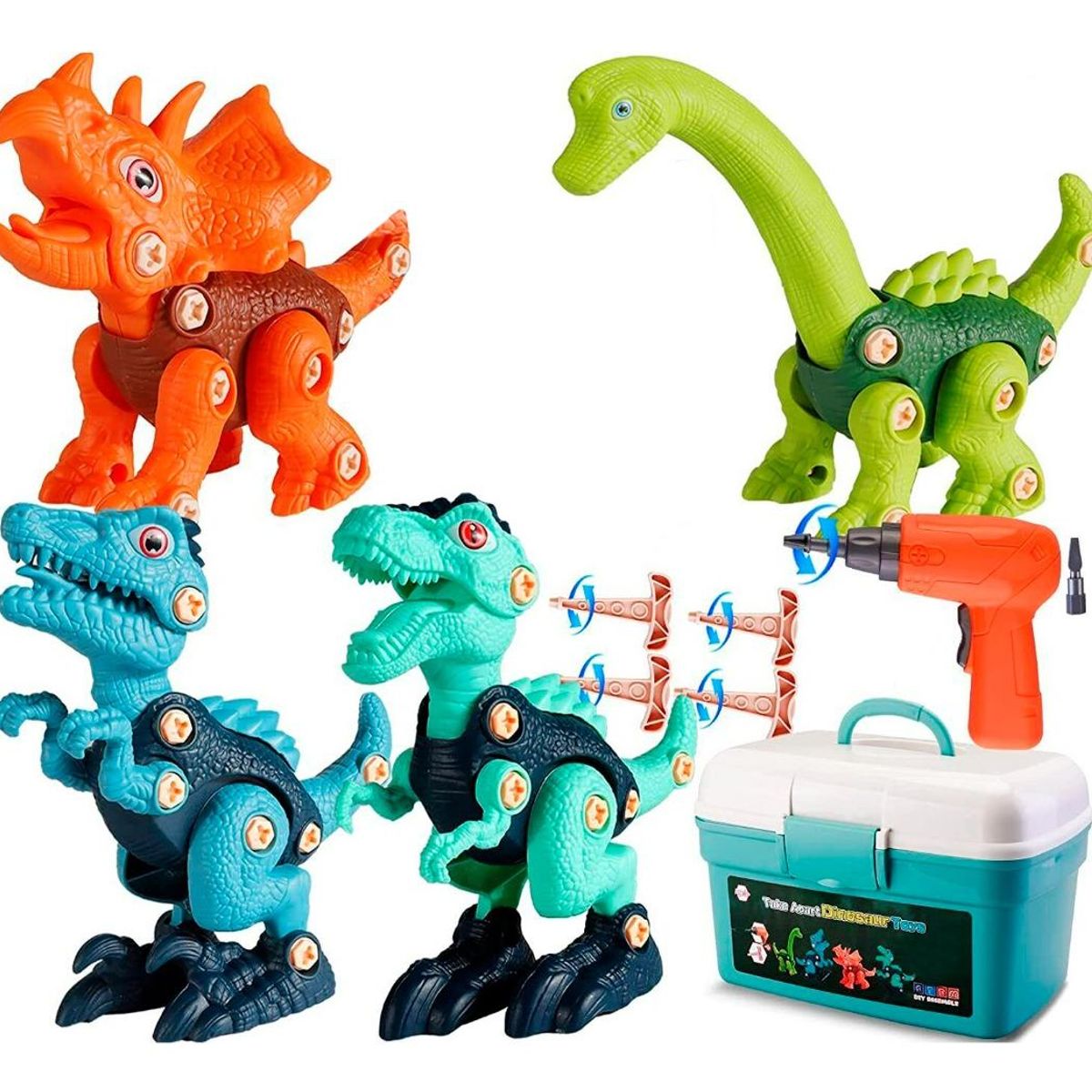 GENERICO - Juguete Didáctico Armable de Dinosaurios para Niños