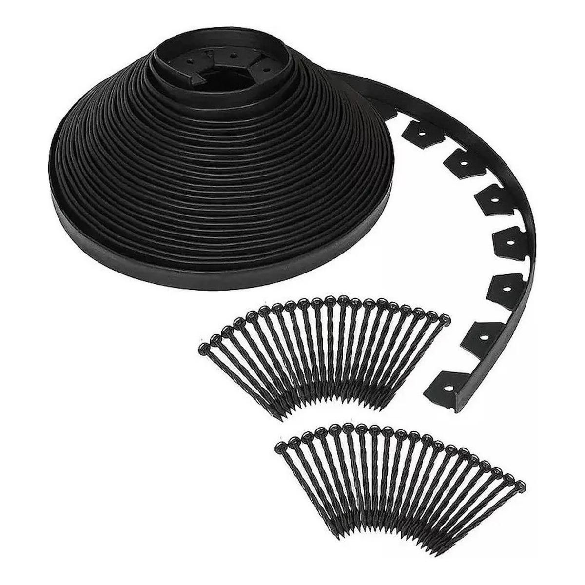 GENERICO - Limitador de Jardín Flexible de 10m para Césped y Flores