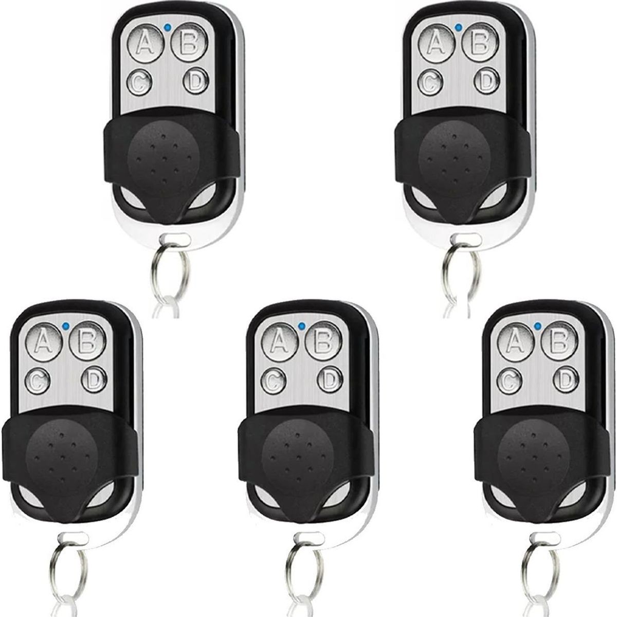 GENERICO - Pack de 5 Controles Remotos Universales para Portones