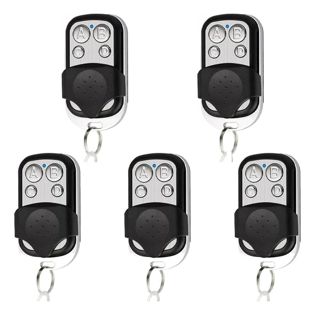 GENERICO - Pack de 5 Controles Remotos Universales para Portones