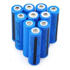 GENERICO - Baterías Recargables 18650 de Litio 6800mAh 37V para Linterna LED