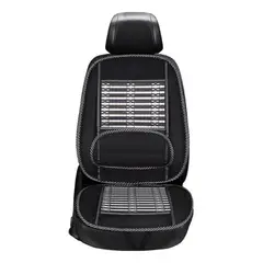 GENERICO - Cubre Asiento Lumbar de Madera y Malla Ventilada