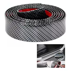 GENERICO - Cinta Protectora de Fibra de Carbono 250x7cm para Vehículos
