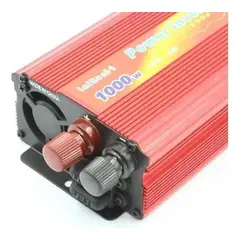 GENERICO - Inversor de Corriente 1000W 12V a 110V para Coche